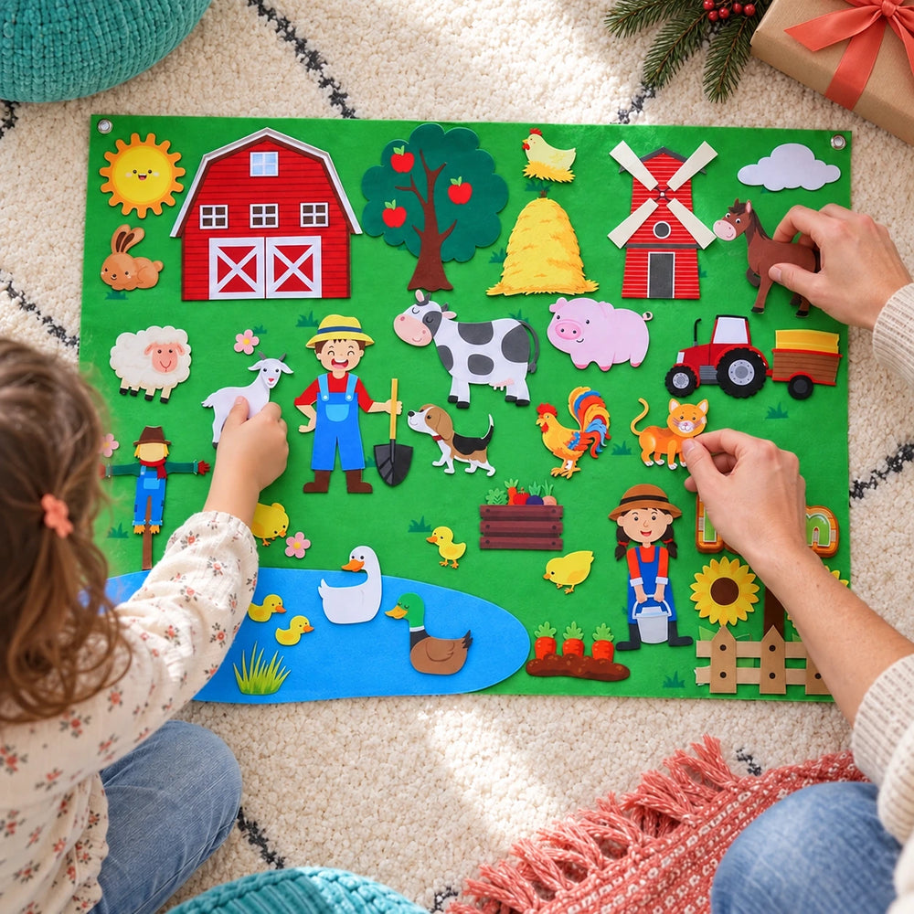 Storytelling — hands-on play with a Brimblepop toy