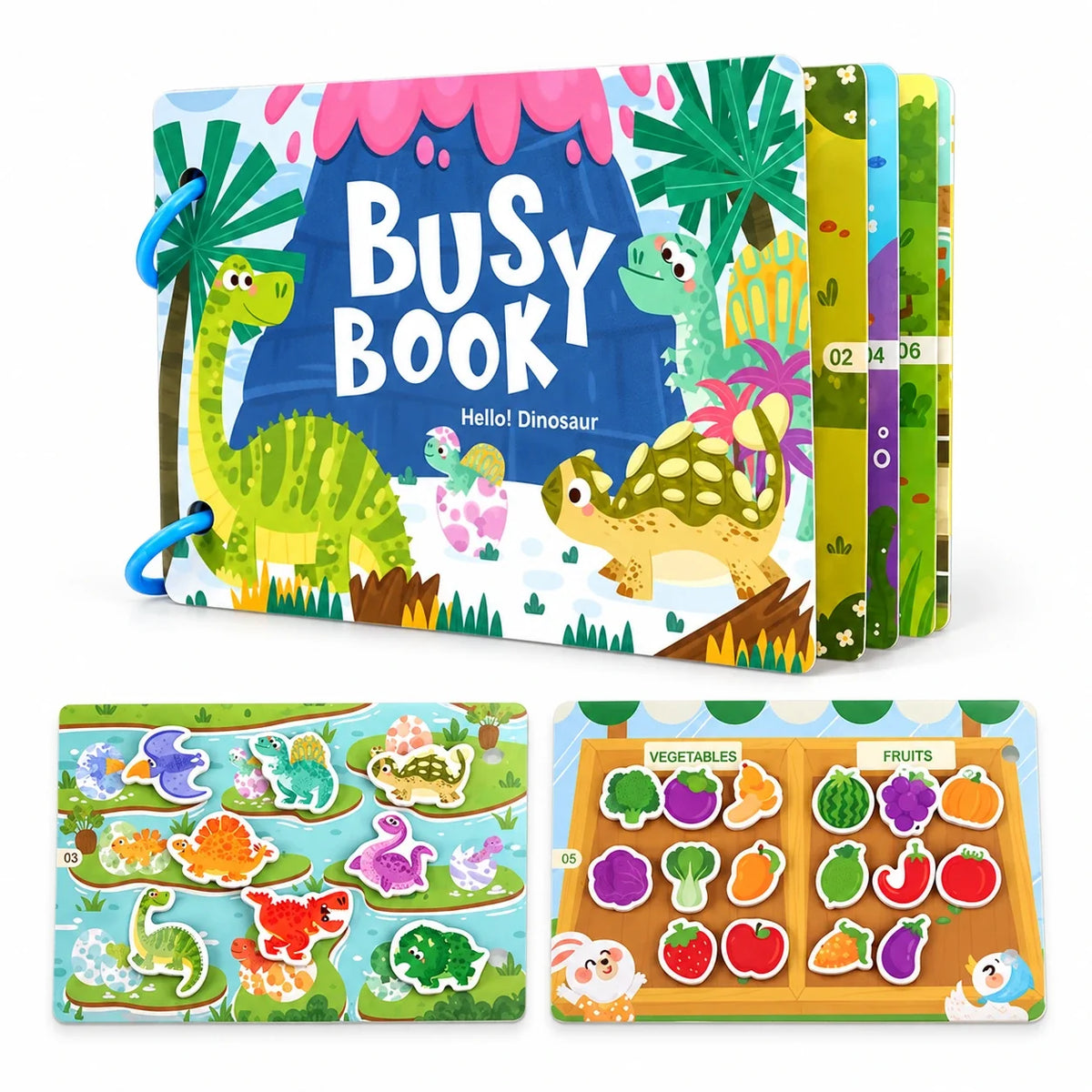 My First Matching Book — Dinosaurs, white background